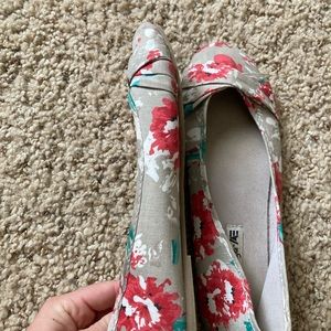 Pair of Floral Flats